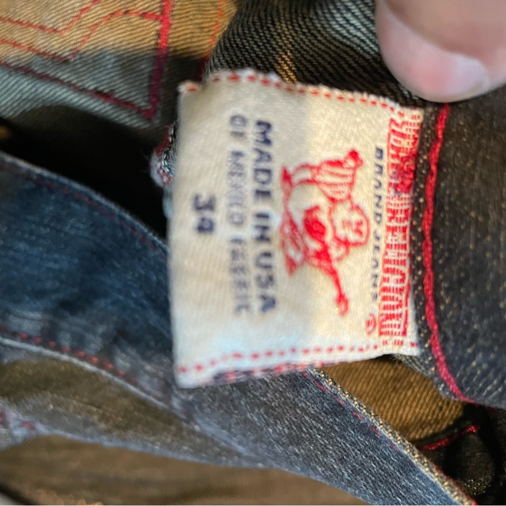 Mens used True Religion Jeans size 34